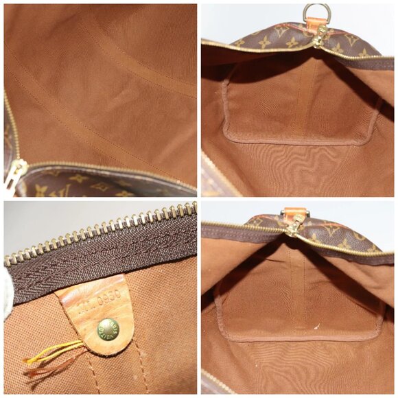 LOUIS VUITTON Monogram Keepall Bandouliere 55 Boston Bag M41414 LV Auth 125966 - Picture 15 of 16